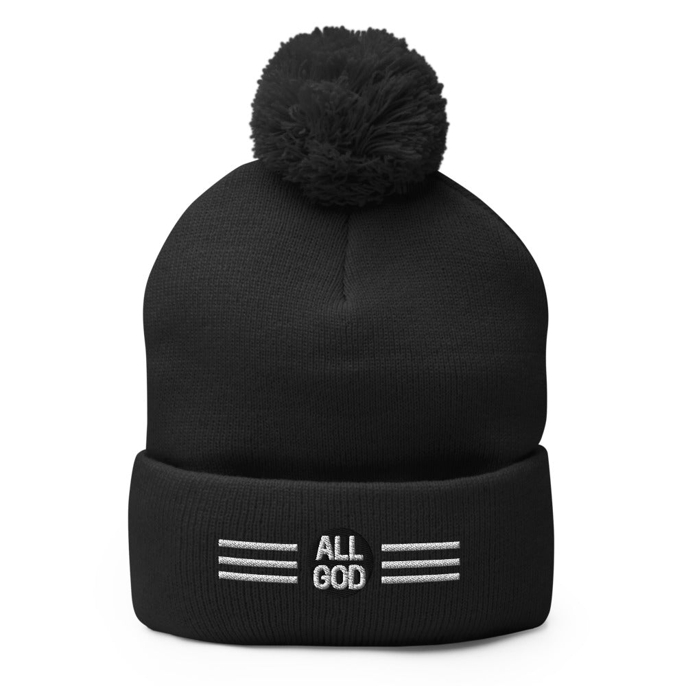 AG Solid PomPom Beanie — color option view 3