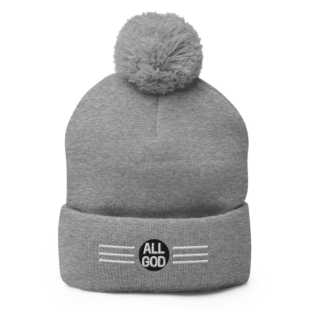 AG Solid PomPom Beanie — color option view 2