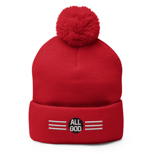 AG Solid PomPom Beanie (3 Color Options)